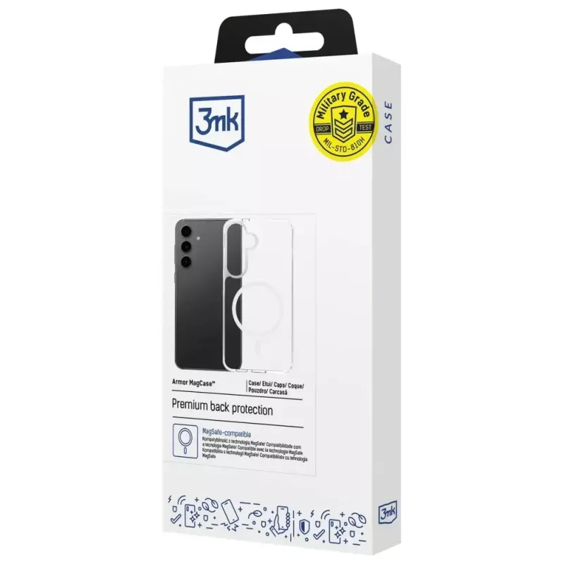Ochranné puzdro 3MK Armor MagCase pre Samsung Galaxy S24 FE – robustný tenký dizajn