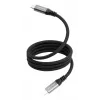 USB C na USB C dátový kábel ADATA CACCU3-100W-100AN-BK — USB 3.2 Gen 2 (10 Gbit/s), 1 m, čierny