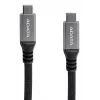 USB C na USB C dátový kábel ADATA CACCU3-100W-100AN-BK — USB 3.2 Gen 2 (10 Gbit/s), 1 m, čierny
