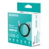 USB C na USB C dátový kábel ADATA CACCU3-100W-100AN-BK — USB 3.2 Gen 2 (10 Gbit/s), 1 m, čierny
