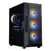 ZALMAN Mid-Tower PC skriňa I3 NEO V2, čierna, 4x RGB ventilátory, podpora ATX/microATX