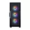 ZALMAN Mid-Tower PC skriňa I3 NEO V2, čierna, 4x RGB ventilátory, podpora ATX/microATX