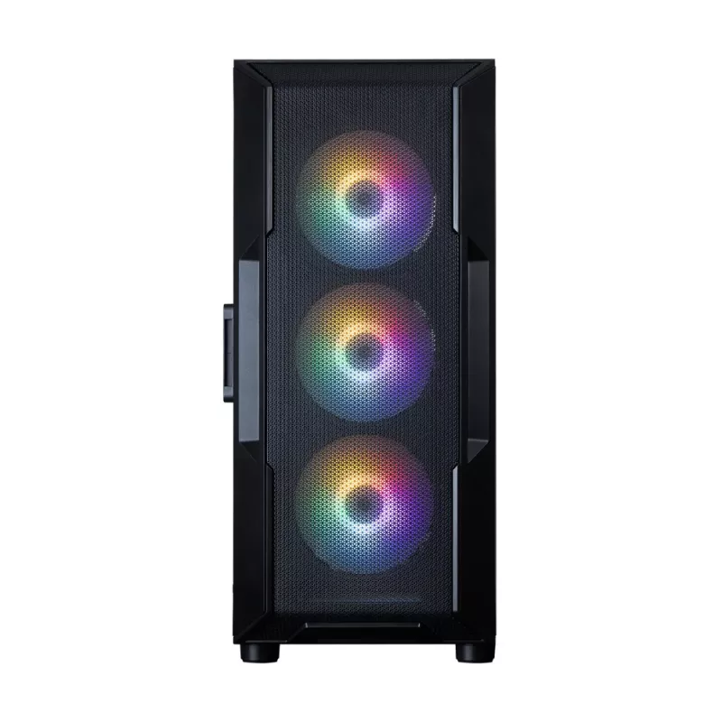 ZALMAN Mid-Tower PC skriňa I3 NEO V2, čierna, 4x RGB ventilátory, podpora ATX/microATX