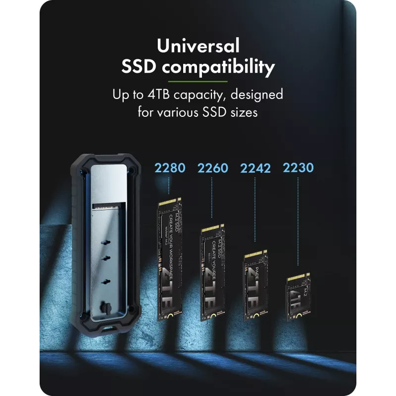 Príslušenstvo: icybox IB-1827MCP-C31 M.2 NVMe a SATA Dual-Bay adaptér