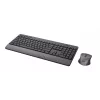 Trust Trezo klávesnica a myš vrátane Universal RF Wireless QWERTY US English čierna
