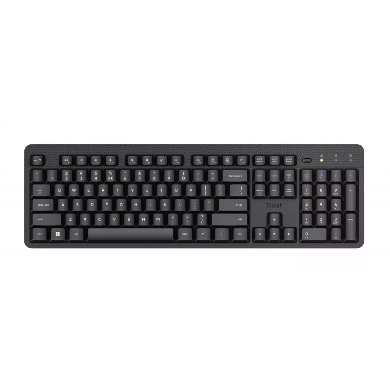 Trust Ody II klávesnica Office RF Wireless QWERTY US English čierna