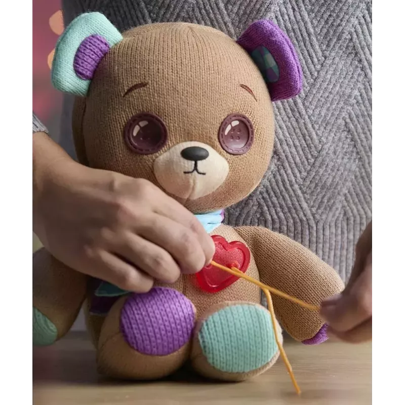 Plušový interaktívny maskot Cobi Thready Bear – hračka aktivovaná pohybom so zvukom a senzormi