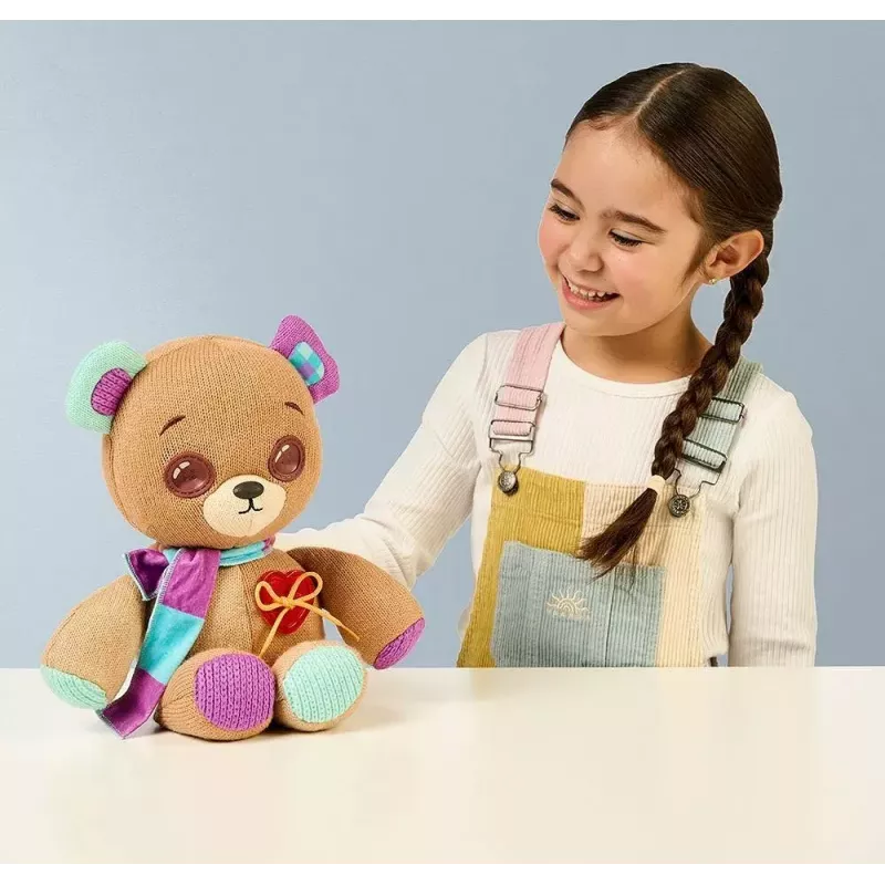 Plušový interaktívny maskot Cobi Thready Bear – hračka aktivovaná pohybom so zvukom a senzormi