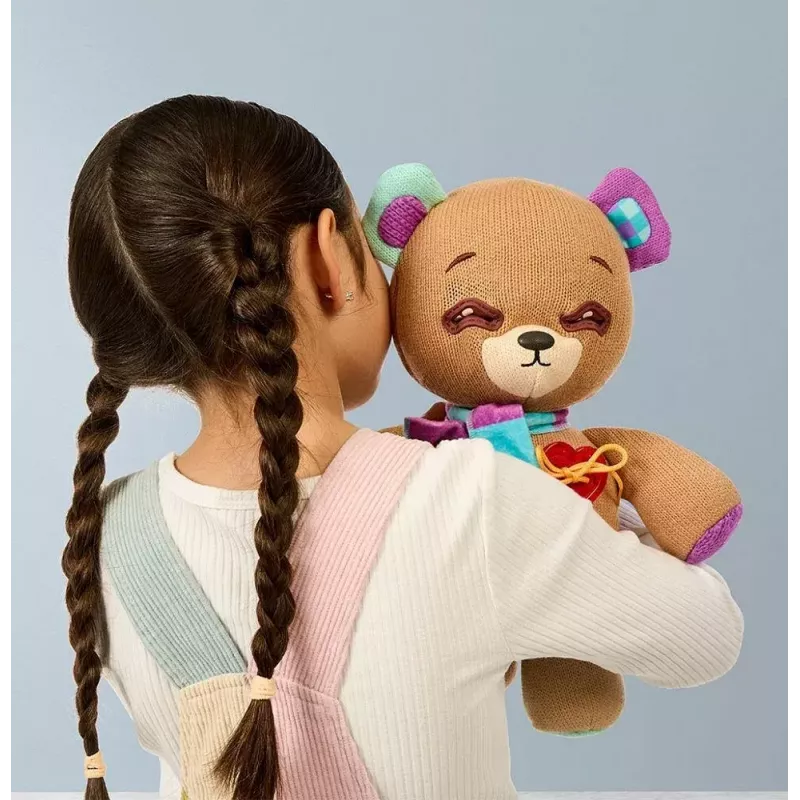 Plušový interaktívny maskot Cobi Thready Bear – hračka aktivovaná pohybom so zvukom a senzormi