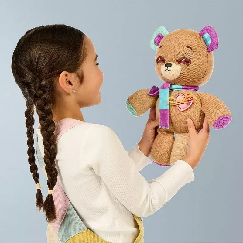 Plušový interaktívny maskot Cobi Thready Bear – hračka aktivovaná pohybom so zvukom a senzormi