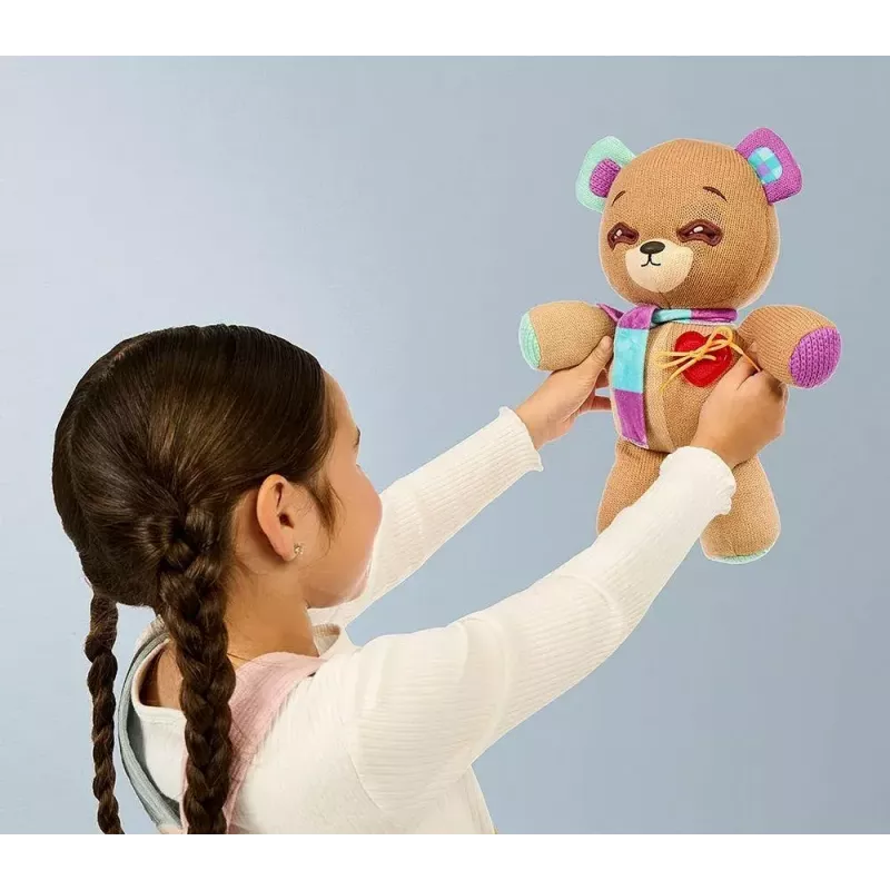 Plušový interaktívny maskot Cobi Thready Bear – hračka aktivovaná pohybom so zvukom a senzormi