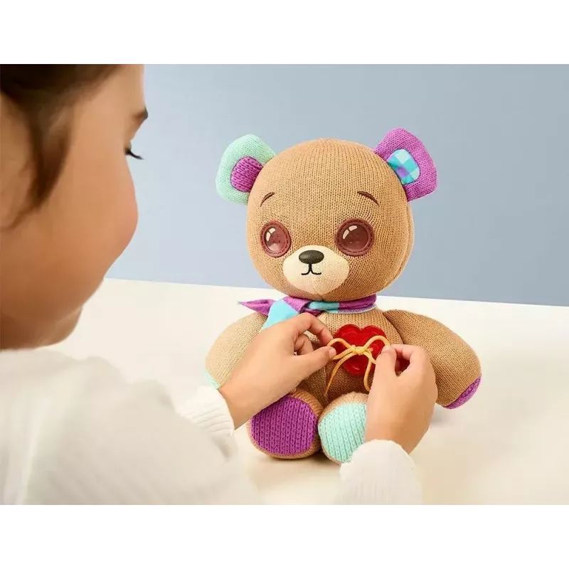 Plušový interaktívny maskot Cobi Thready Bear – hračka aktivovaná pohybom so zvukom a senzormi