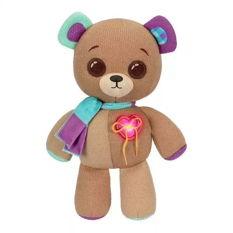 Plušový interaktívny maskot Cobi Thready Bear – hračka aktivovaná pohybom so zvukom a senzormi