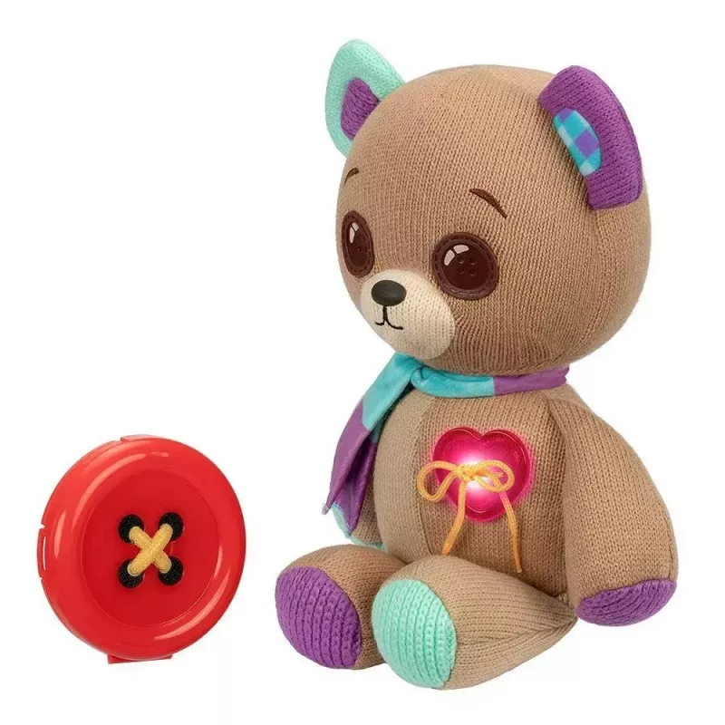 Plušový interaktívny maskot Cobi Thready Bear – hračka aktivovaná pohybom so zvukom a senzormi