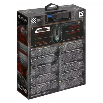 Myš Defender GM-927 Sleipnir Optic 12800dpi 6P