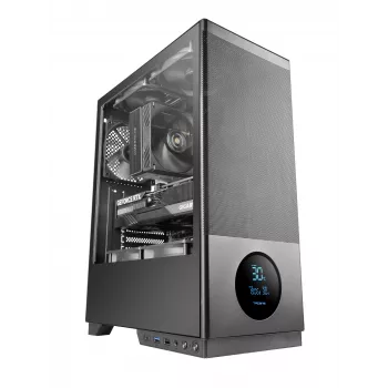 TACENS počítačová skriňa 2SAGITTA20 Midi Tower, tvrdené sklo, ATX/Micro-ITX/Mini-ITX, 1x3,5 palca + 2x2,5 palca, LED, predinštalovaný ventilátor