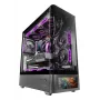 PC skriňa TACENS Mars Gaming MCLCDPRO Midi Tower – čierna, IPS 7,2 palca displej, napájací zdroj dole, podpora ATX/Micro‑ATX/Mini‑ITX