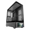PC skriňa TACENS Mars Gaming MCLCDPRO Midi Tower – čierna, IPS 7,2 palca displej, napájací zdroj dole, podpora ATX/Micro‑ATX/Mini‑ITX