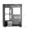 PC skriňa TACENS Mars Gaming MCLCDPRO Midi Tower – čierna, IPS 7,2 palca displej, napájací zdroj dole, podpora ATX/Micro‑ATX/Mini‑ITX