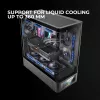 PC skriňa TACENS Mars Gaming MCLCDPRO Midi Tower – čierna, IPS 7,2 palca displej, napájací zdroj dole, podpora ATX/Micro‑ATX/Mini‑ITX