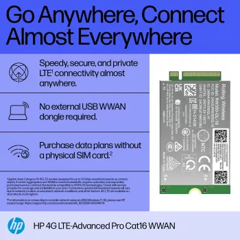 HP 4G LTE-Advanced Pro Cat19 WWAN interný bezdrôtový modul B8BD3AA