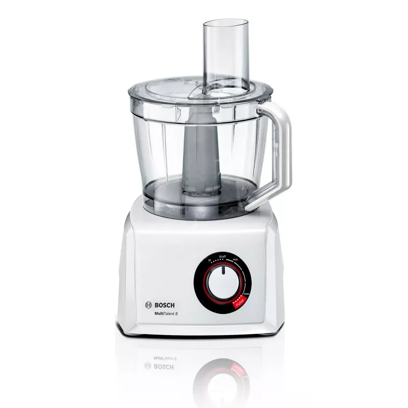 Kuchynský robot Bosch MC812W501 — 1000 W, misa 3,9 L, biela, nerezové nože