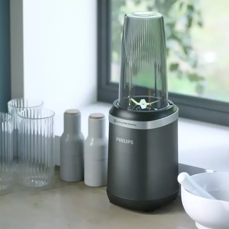 Stolný mixér Philips 5000 Series HR2767/00 čierny nerez