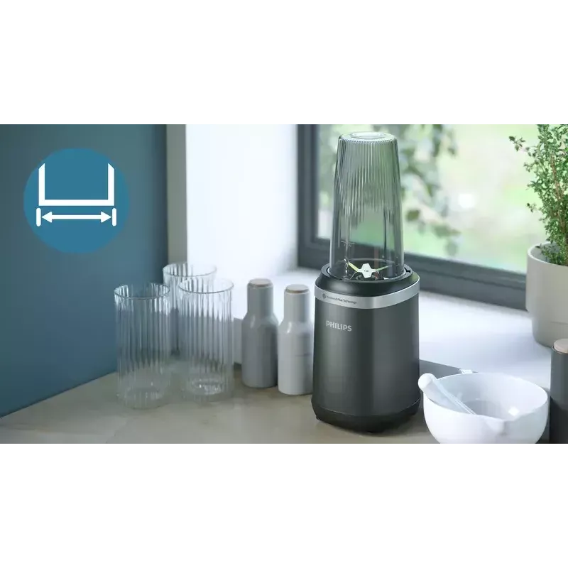 Stolný mixér Philips 5000 Series HR2767/00 čierny nerez