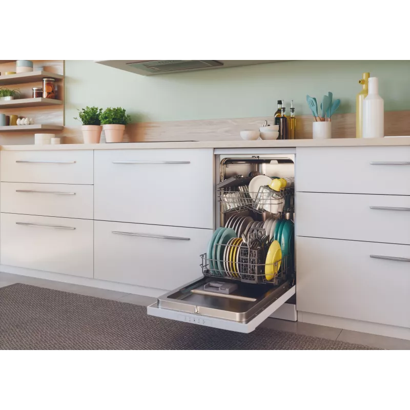 Voľne stojaca úzka umývačka riadu CANDY Brava CDPH 2L1049W — 10 súprav riadu, 45 cm, 49 dB, energetická trieda E