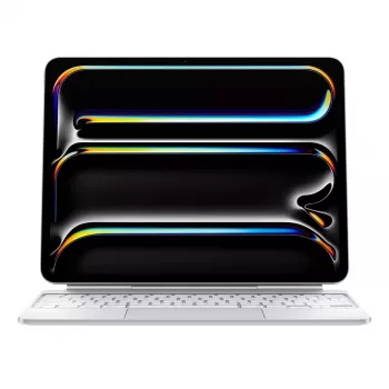 Apple Magic Keyboard pre iPad Pro 13 palcov M4 švédska biela bezdrôtový trackpad