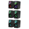 PC reproduktory DEFENDER J4 2.0 6W LED USB, 3,5 mm, 90–20000 Hz, čierne
