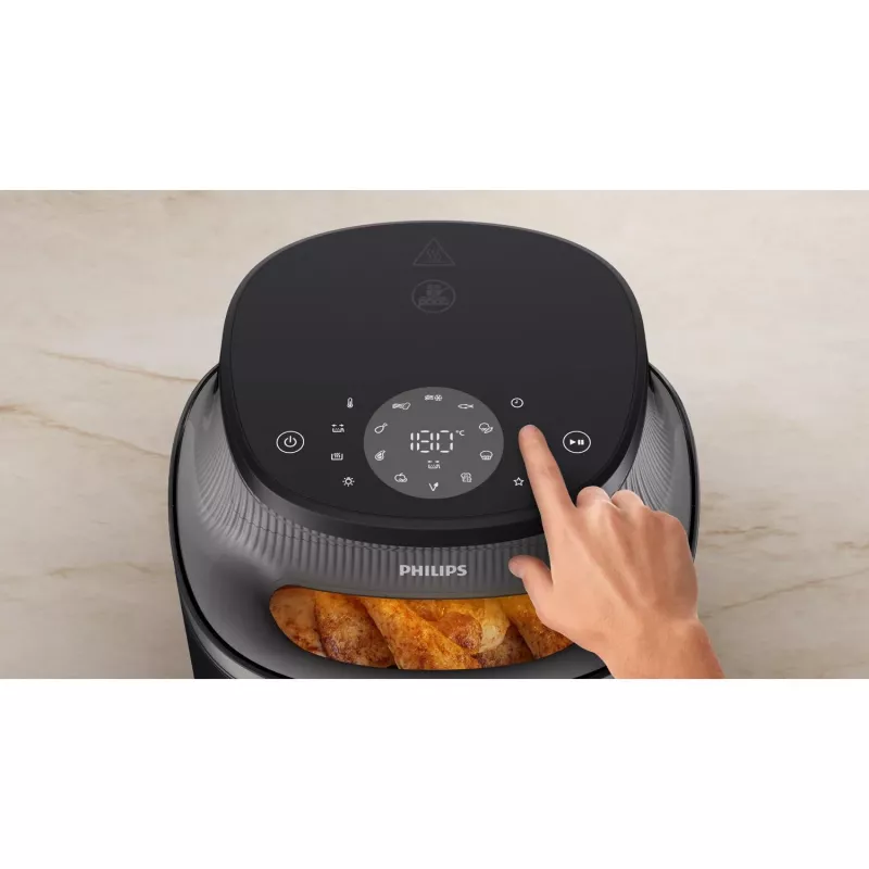Philips Series 3000 NA342/00 teplovzdušná fritéza, 2000 W, čierna