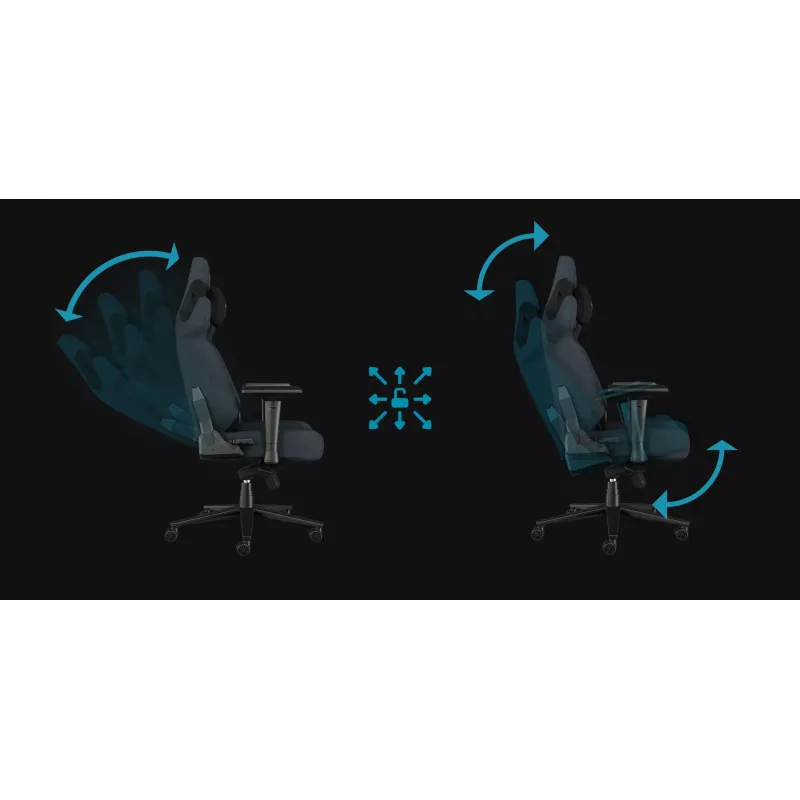 PC herná stolička GENESIS NITRO 800 čalúnené sedadlo max. hmotnosť 150 kg