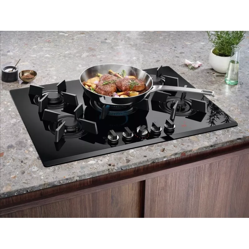 Electrolux KGG75362K čierna vstavaná 75 cm plynová 5 zón