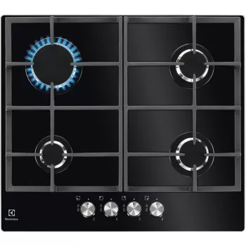 Electrolux KGG6426K čierna vstavaná 56 cm plynová 4 zóny
