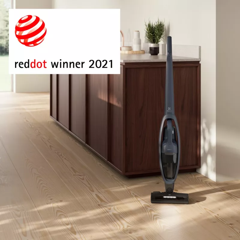 Electrolux ES52CB21DB tyčový akumulátorový vysávač suchý cyklón, pena, výstupný filter bez vrecka 0,5 L 29 W modrý 2 Ah