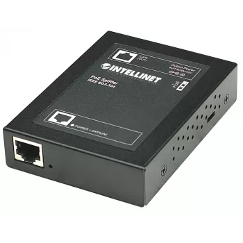 Intellinet Power over Ethernet (PoE+) rozbočovač, IEEE802.3at, 5, 7.5, 9 alebo 12 V DC výstupné napätie