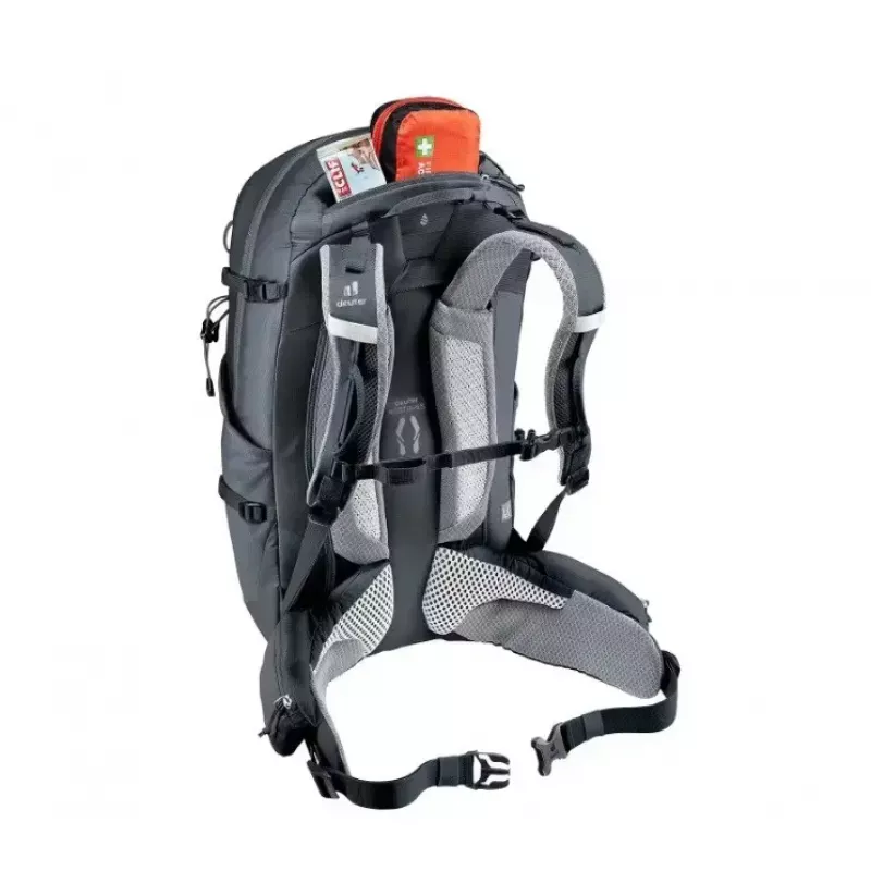 Batoh DEUTER Trail PRO 31 SL dámsky – 31 L, ľahký, odolný, dámsky strih, čierny