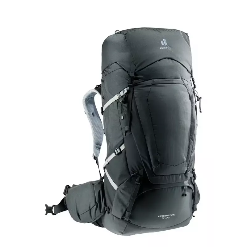 Turistický batoh DEUTER Aircontact Pro 65+10 SL dámsky grafit, objem 65+10 L