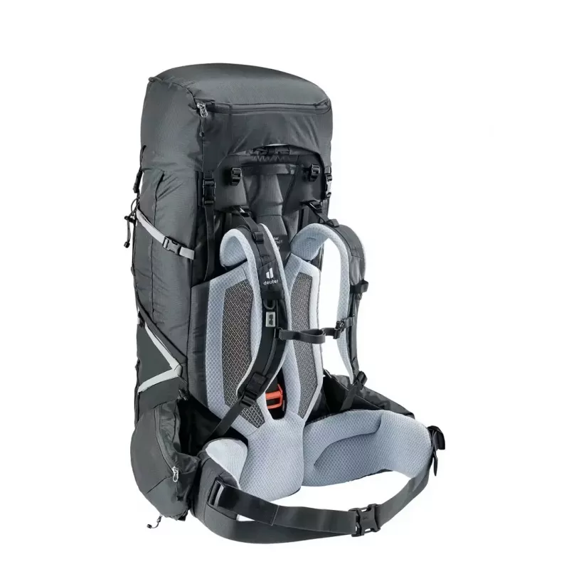 Turistický batoh DEUTER Aircontact Pro 65+10 SL dámsky grafit, objem 65+10 L