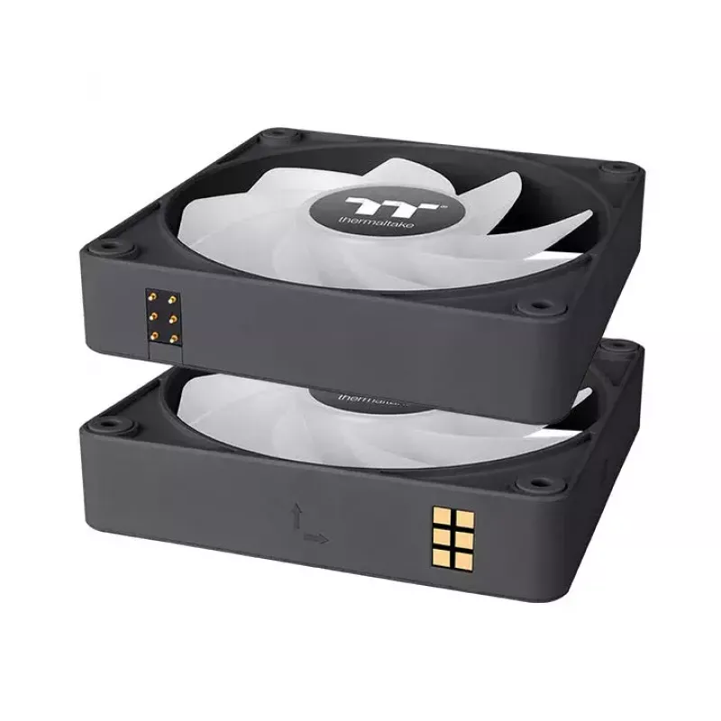 Thermaltake CT120 EX Reverse ARGB Sync CL-F192-PL12SW-A ventilátor do skrine 120 mm, hydraulické ložisko, balenie 3 ks, čierny