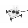 Water block Alphacool Core 1 Aurora mosadz meď nikel transparentná biela 72 mm
