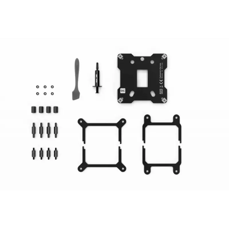 Water block Alphacool Core 1 Aurora mosadz meď nikel transparentná biela 72 mm