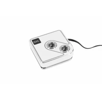 Water block Alphacool Core 1 Aurora mosadz meď nikel transparentná biela 72 mm