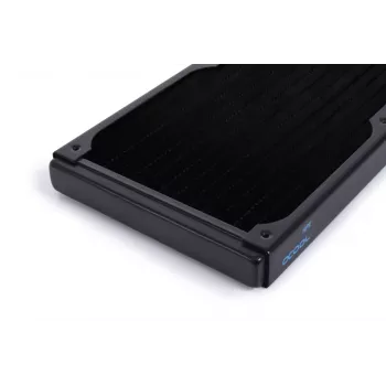 Radiátor Alphacool 14435 mosadz meď nehrdzavejúca oceľ čierna 120 mm