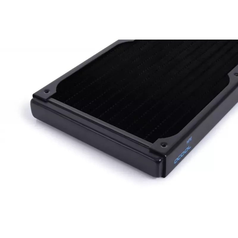 Radiátor Alphacool 14435 mosadz meď nehrdzavejúca oceľ čierna 120 mm