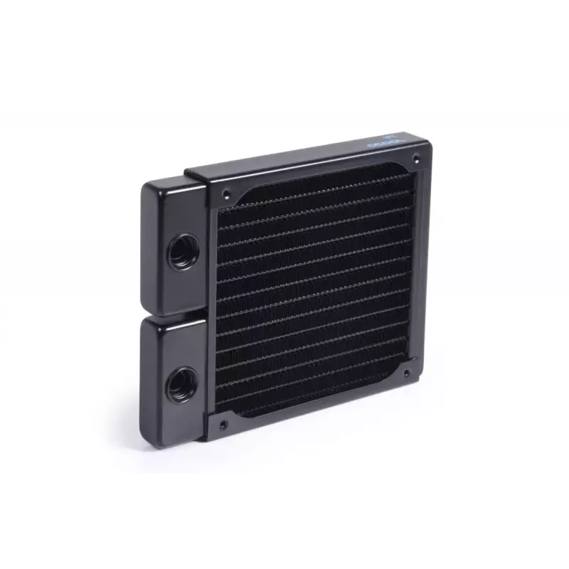 Radiátor Alphacool 14435 mosadz meď nehrdzavejúca oceľ čierna 120 mm