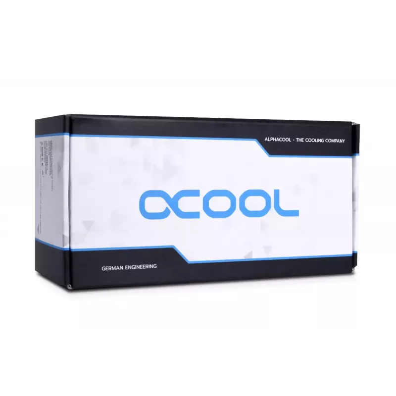 Expanzná nádržka Alphacool 15394 akryl čierna transparentná 7,65 cm 25,1 cm