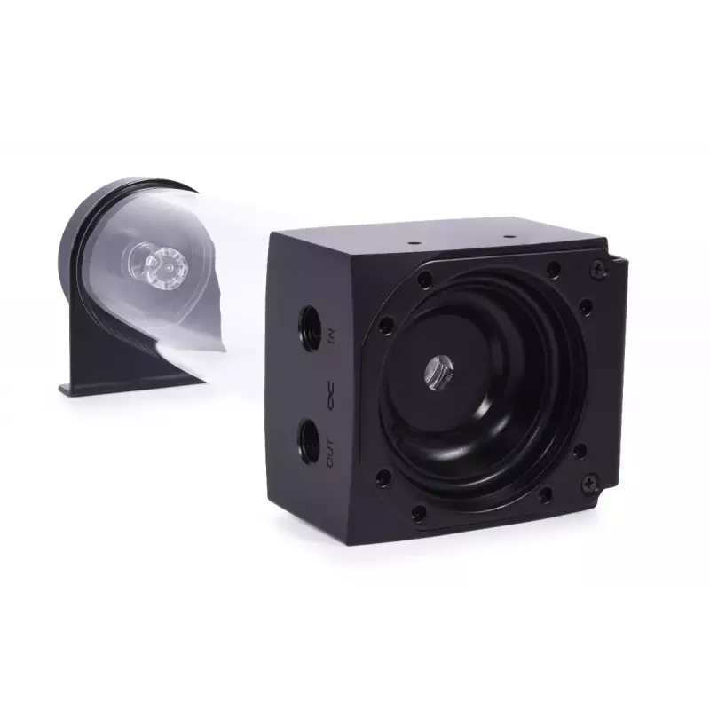 Expanzná nádržka Alphacool 15394 akryl čierna transparentná 7,65 cm 25,1 cm