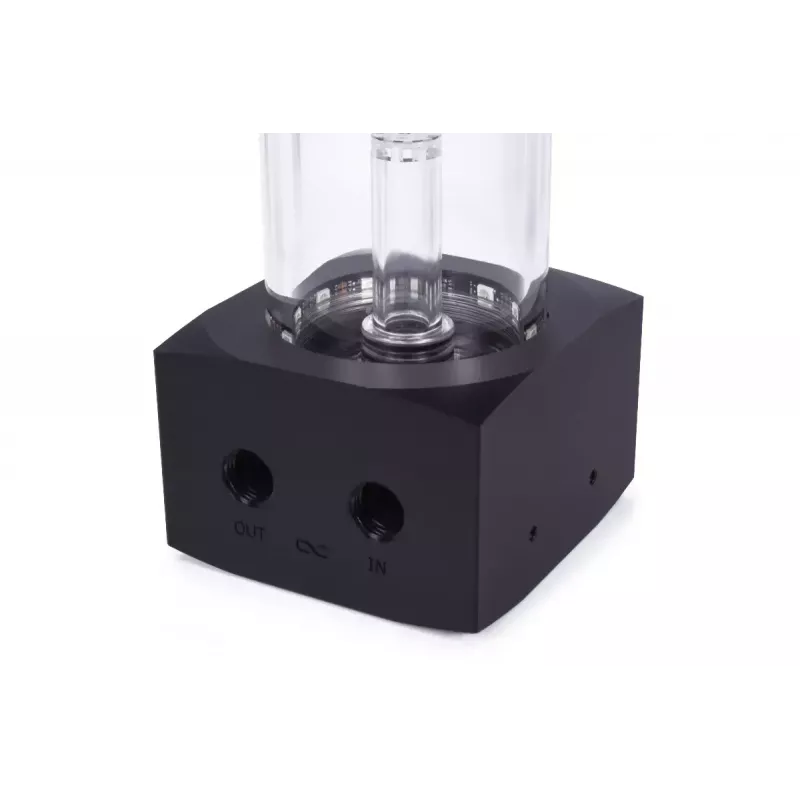 Expanzná nádržka Alphacool 15394 akryl čierna transparentná 7,65 cm 25,1 cm